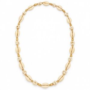 Natural Cowrie Shell Long Necklace